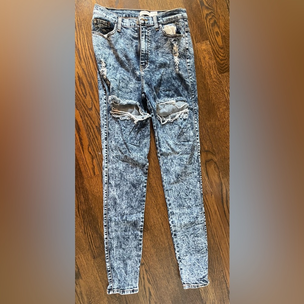 Acid wash jeans sz 13